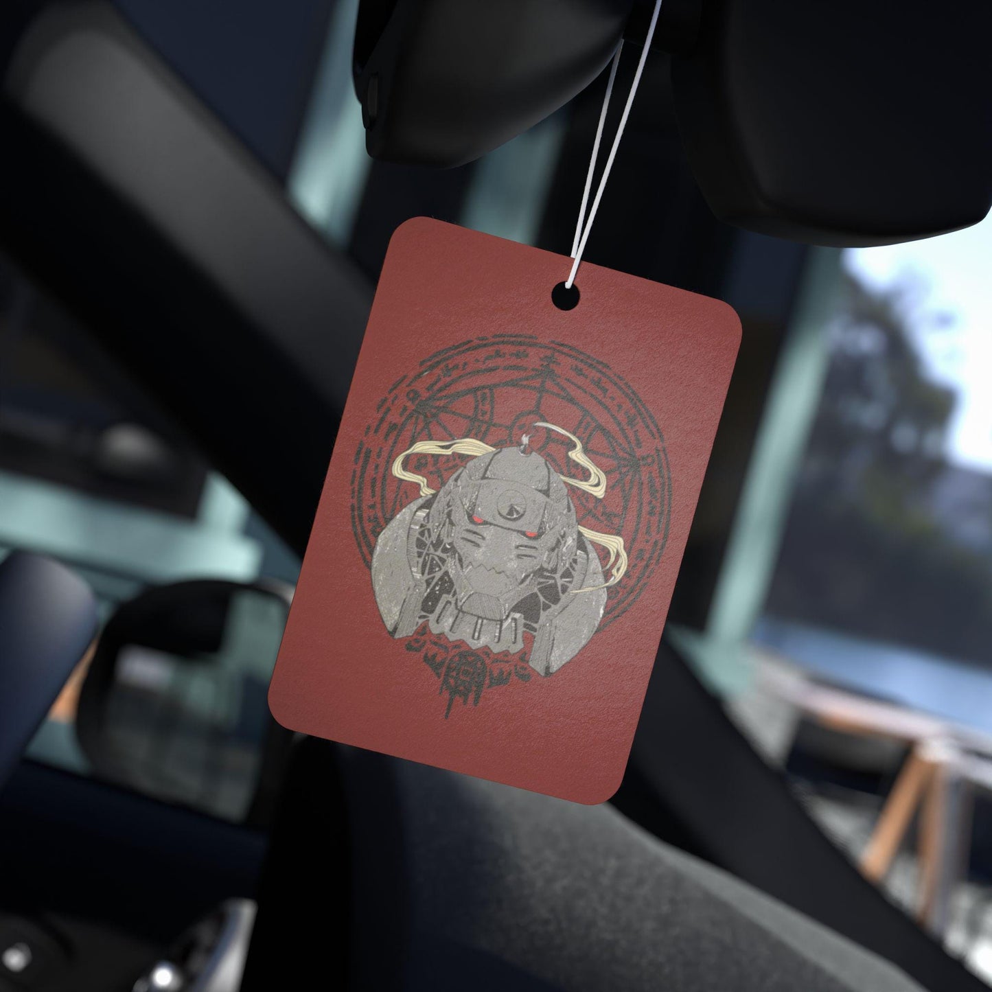 Alphonse Helmet Air Freshener: Fullmetal Alchemist Anime Car Decor