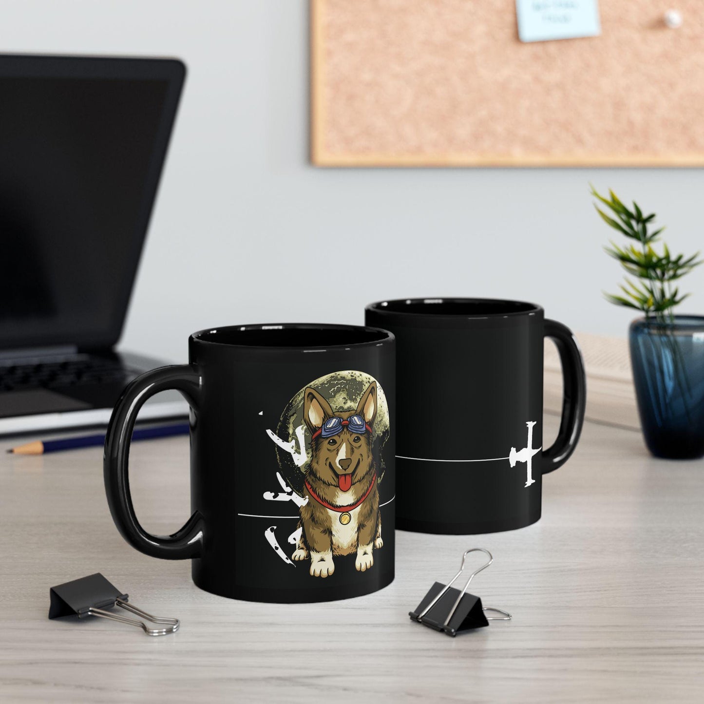 Cowboy Bebop Ein Data Dog Mug, Space Anime Coffee Cup, Dog Lover Gift, 11 oz Ceramic, Ein Data Dog Merch, Anime Fan Gift