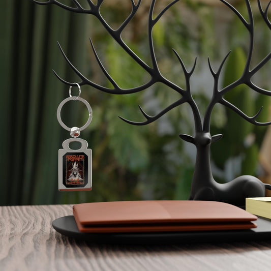 Solo Leveling God Keychain, Anime Pendant, Custom Metal Accessory, Perfect Gift for Fans, Collectible, Cursed Energy, Manga Merchandise