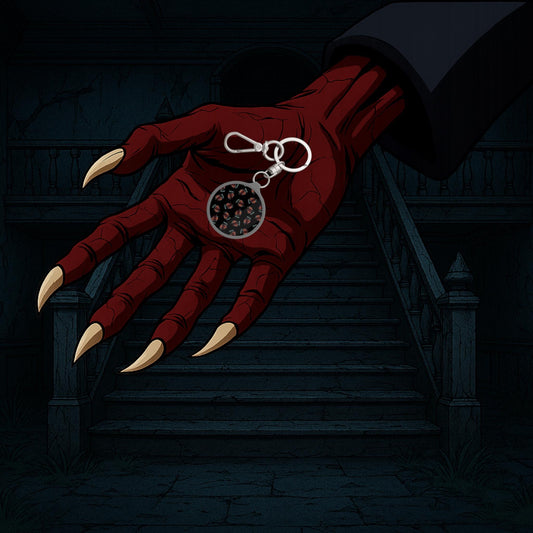 Jujutsu Kaisen Tattoo Keychain, Anime Geometric Bag Charm, Sorcery Symbol Fandom Merchandise, Otaku Gift, Manga Inspired Zipper Pull