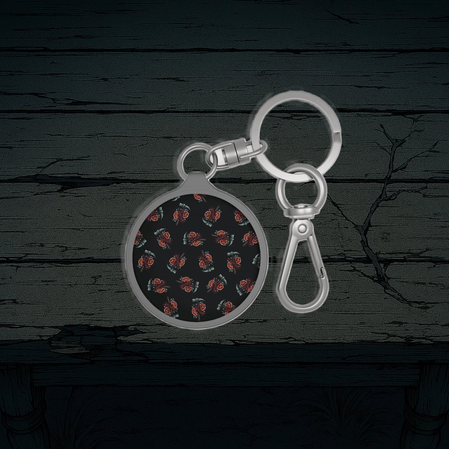 Jujutsu Kaisen Tattoo Keychain, Anime Geometric Bag Charm, Sorcery Symbol Fandom Merchandise, Otaku Gift, Manga Inspired Zipper Pull