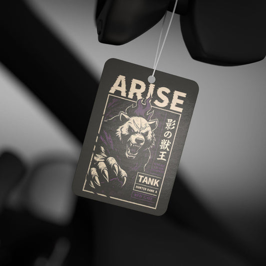 Solo Leveling Tank Car Air Freshener | Anime Fandom Car Decor | Shadow Monarch Inspired Scented Toy | Gift for Anime Fans and Gamers