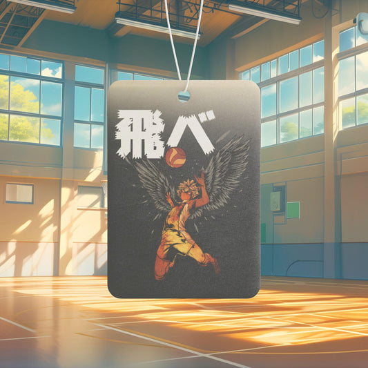 Haikyuu Shoyo Hinata Car Air Freshener | Anime Volleyball Fan Gift | Motivational Quote | Manga Car Scent Diffuser | Hinata Fan Art