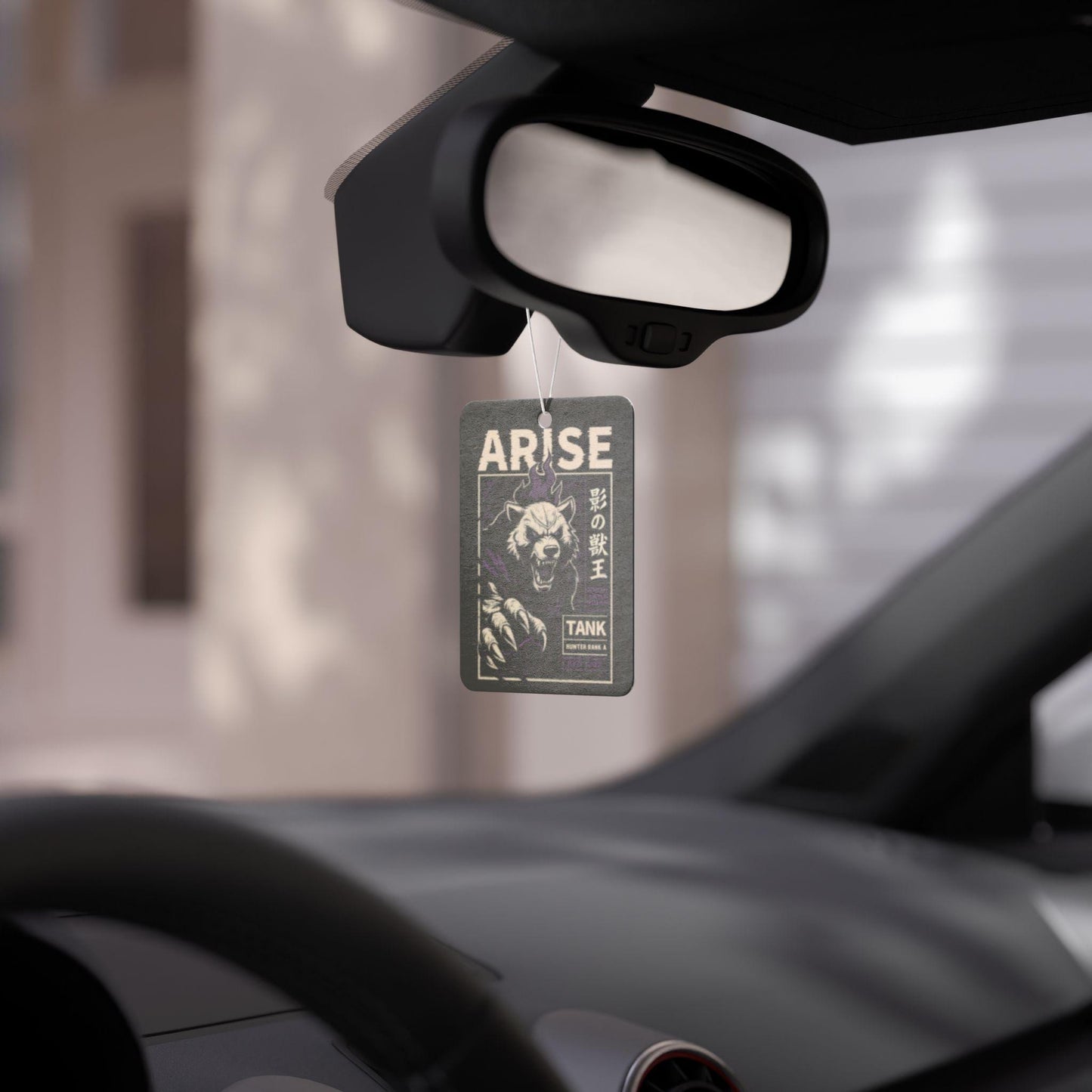 Solo Leveling Tank Car Air Freshener | Anime Fandom Car Decor | Shadow Monarch Inspired Scented Toy | Gift for Anime Fans and Gamers