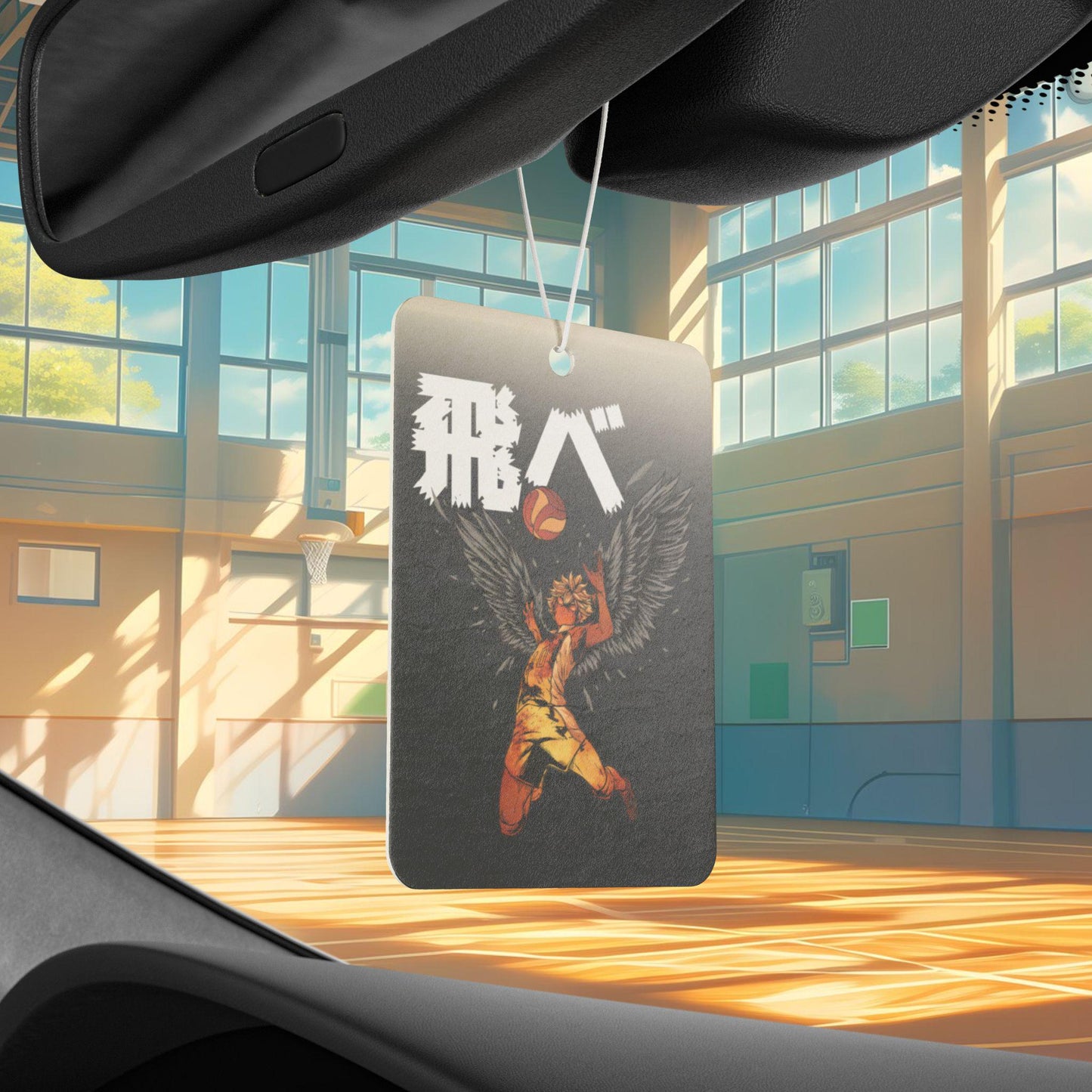 Haikyuu Shoyo Hinata Car Air Freshener | Anime Volleyball Fan Gift | Motivational Quote | Manga Car Scent Diffuser | Hinata Fan Art