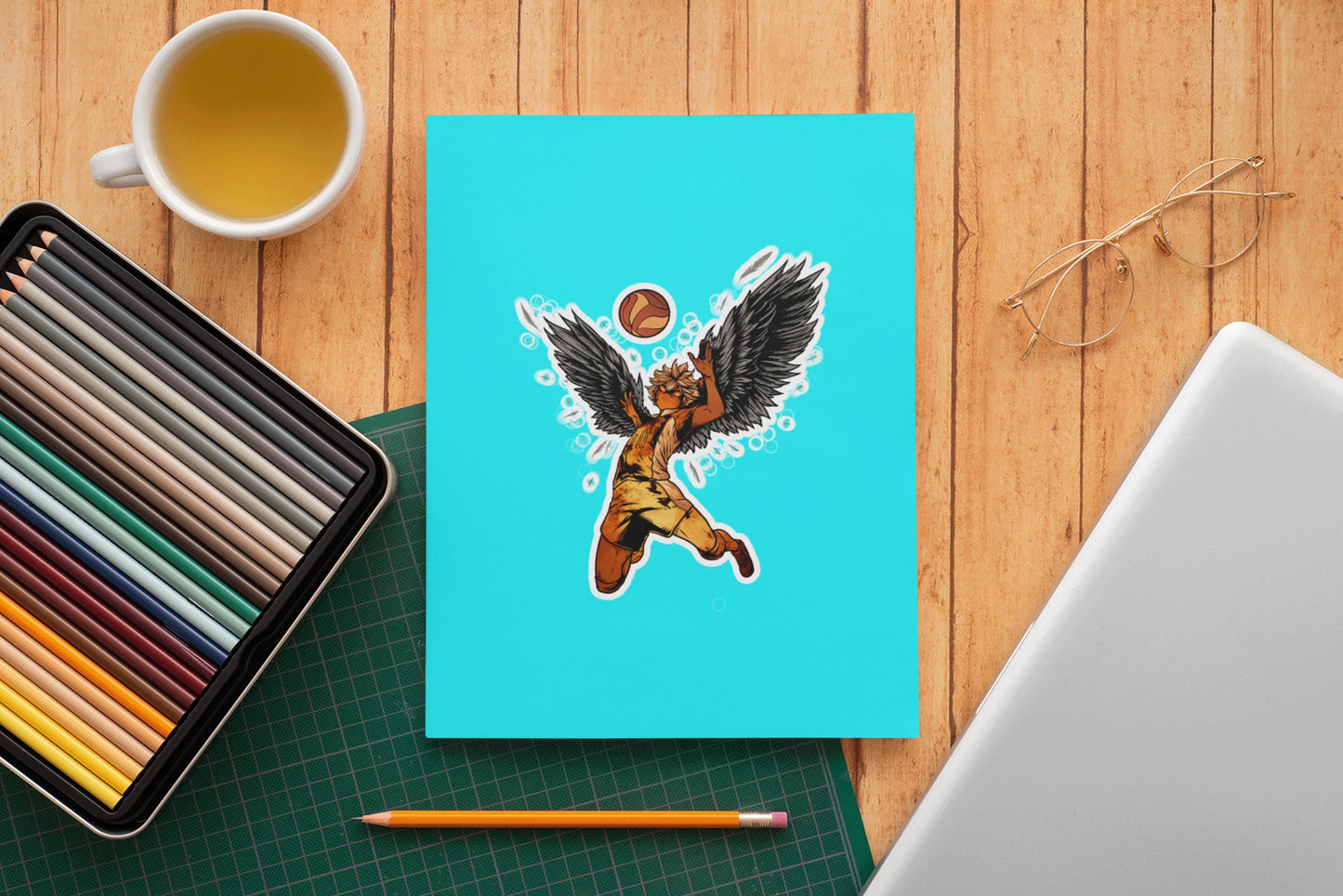 Haikyuu!! Tattoo Stickers, Anime Vinyl Decals for Laptops, Water Bottles, Journals, Otaku Gift, Manga Inspired, Cool Aesthetic