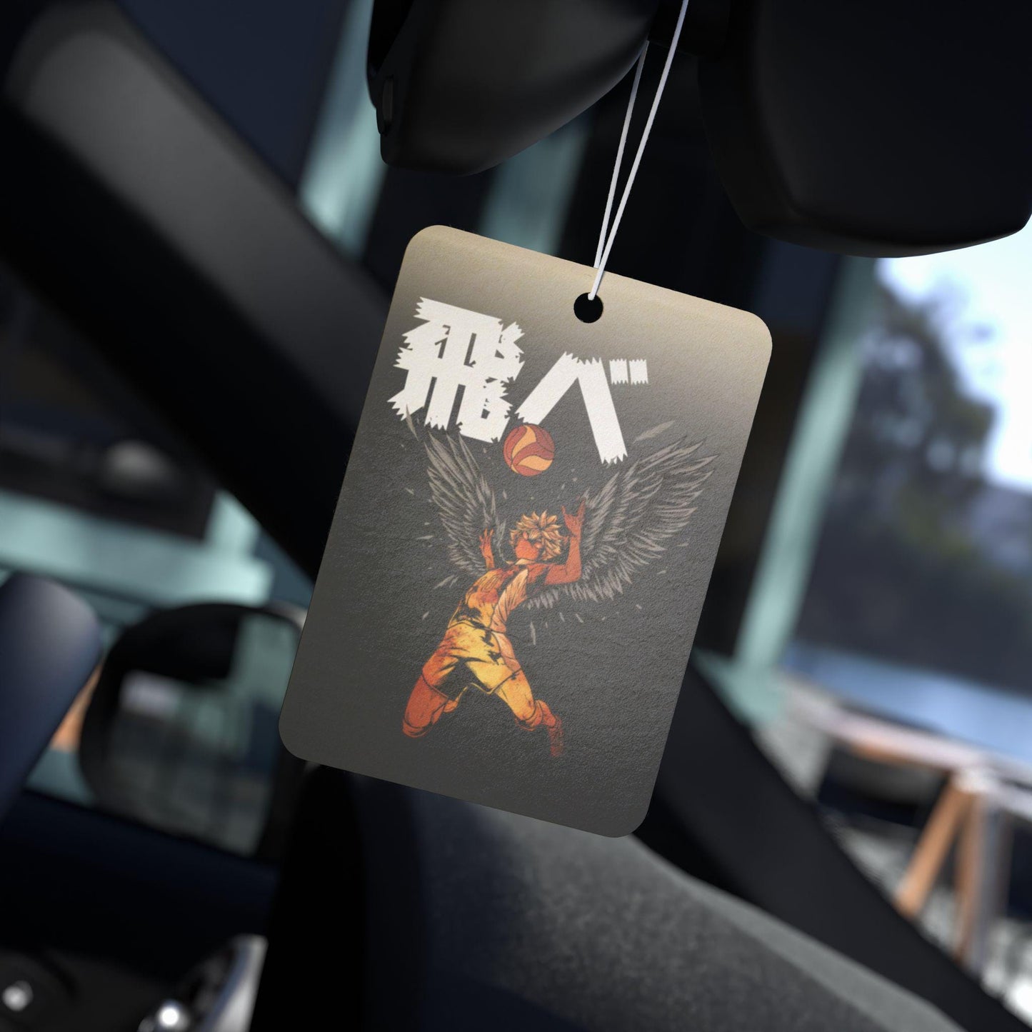 Haikyuu Shoyo Hinata Car Air Freshener | Anime Volleyball Fan Gift | Motivational Quote | Manga Car Scent Diffuser | Hinata Fan Art