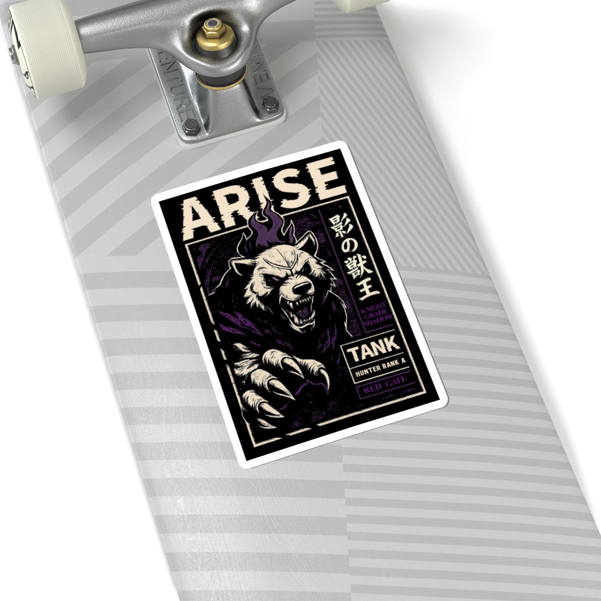 Tank Solo Leveling Kiss-Cut Stickers, Anime Sticker, Gaming Decal, Laptop Sticker, Kawaii Sticker, Water Bottle Decal