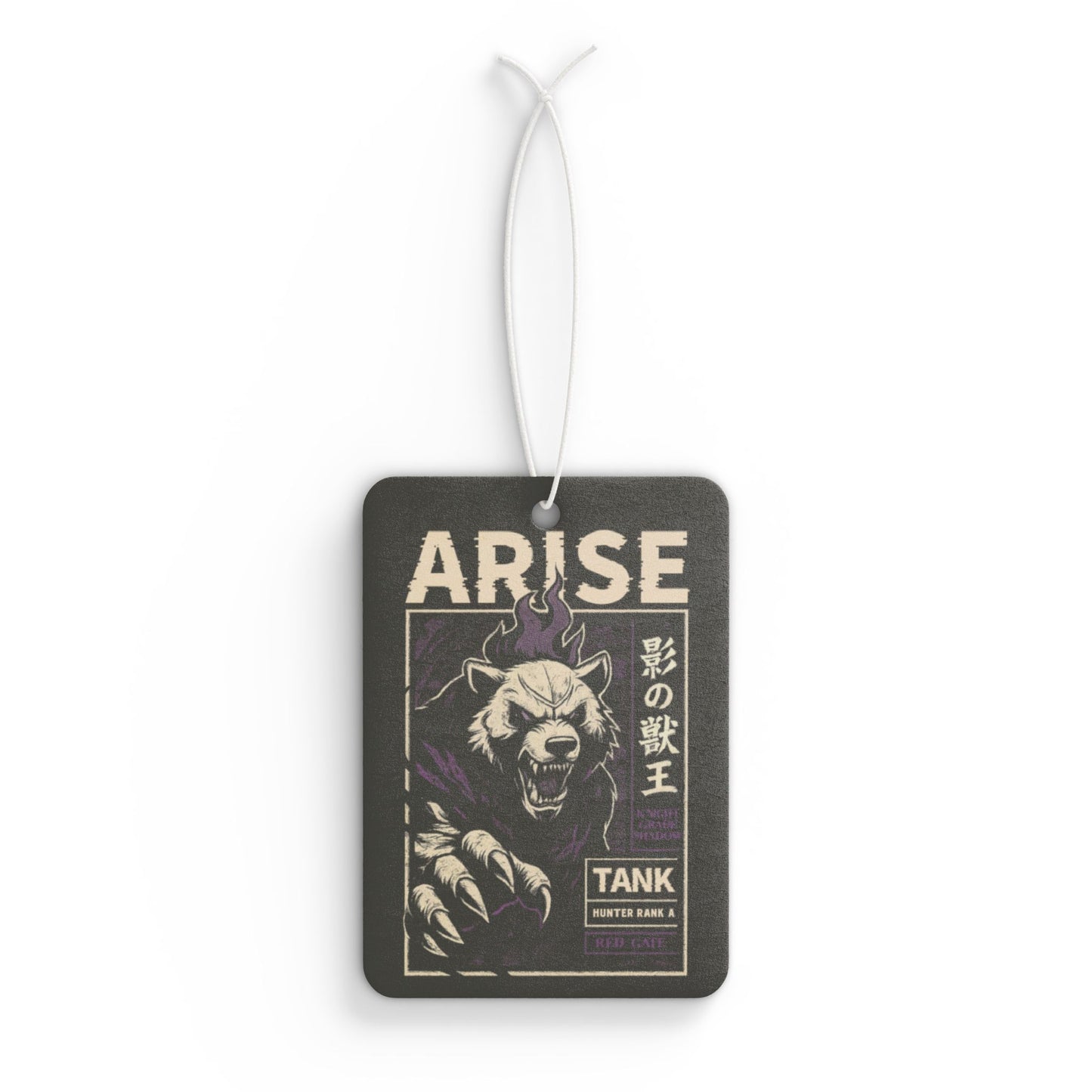 Solo Leveling Tank Car Air Freshener | Anime Fandom Car Decor | Shadow Monarch Inspired Scented Toy | Gift for Anime Fans and Gamers