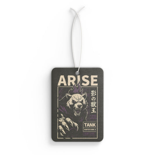 Solo Leveling Tank Car Air Freshener | Anime Fandom Car Decor | Shadow Monarch Inspired Scented Toy | Gift for Anime Fans and Gamers