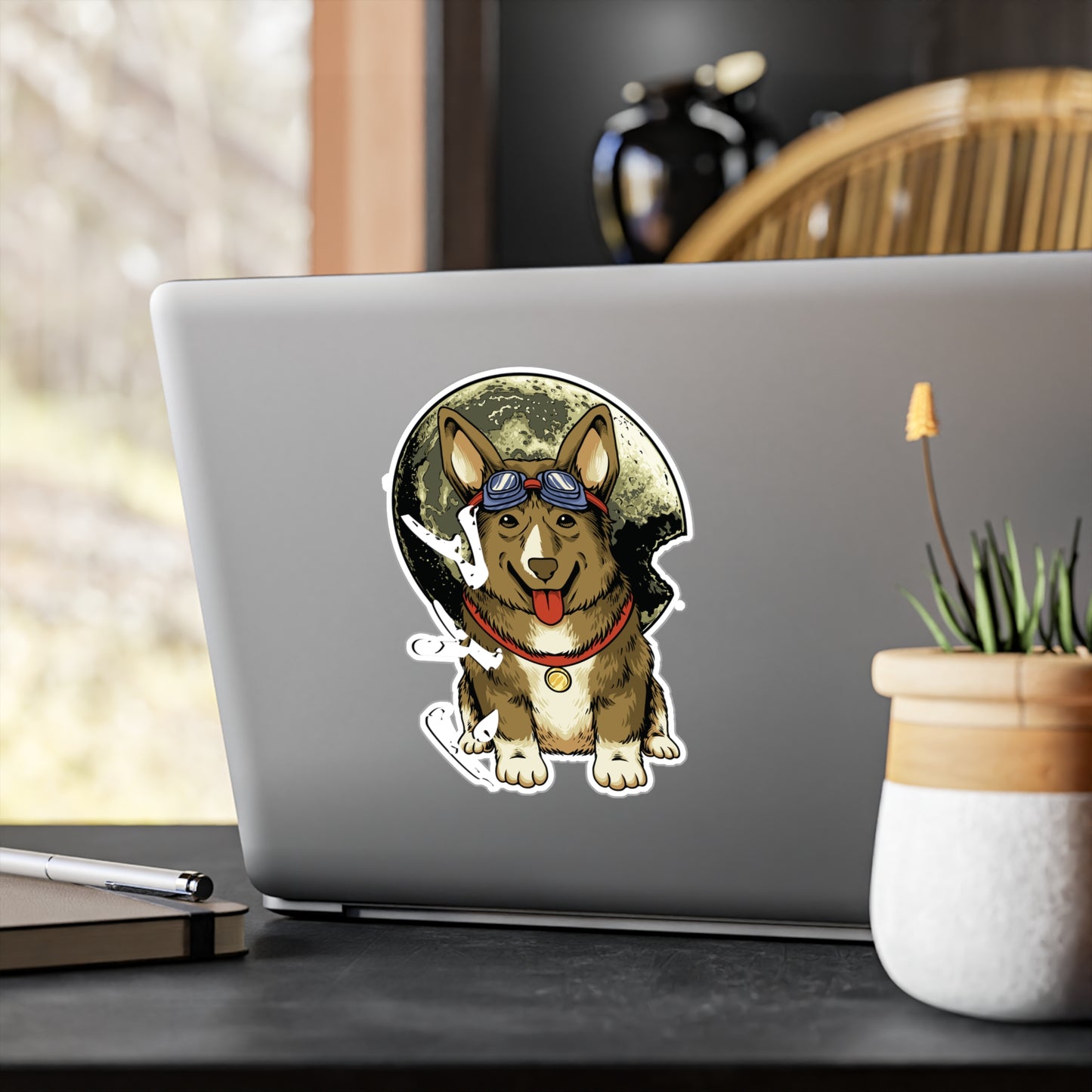 Cowboy Bebop Ein Data Dog Sticker, Anime Merch, Space Cowboy Style, Otaku Life, Intergalactic Vibes, Retro Anime, Laptop Water Bottle Decal