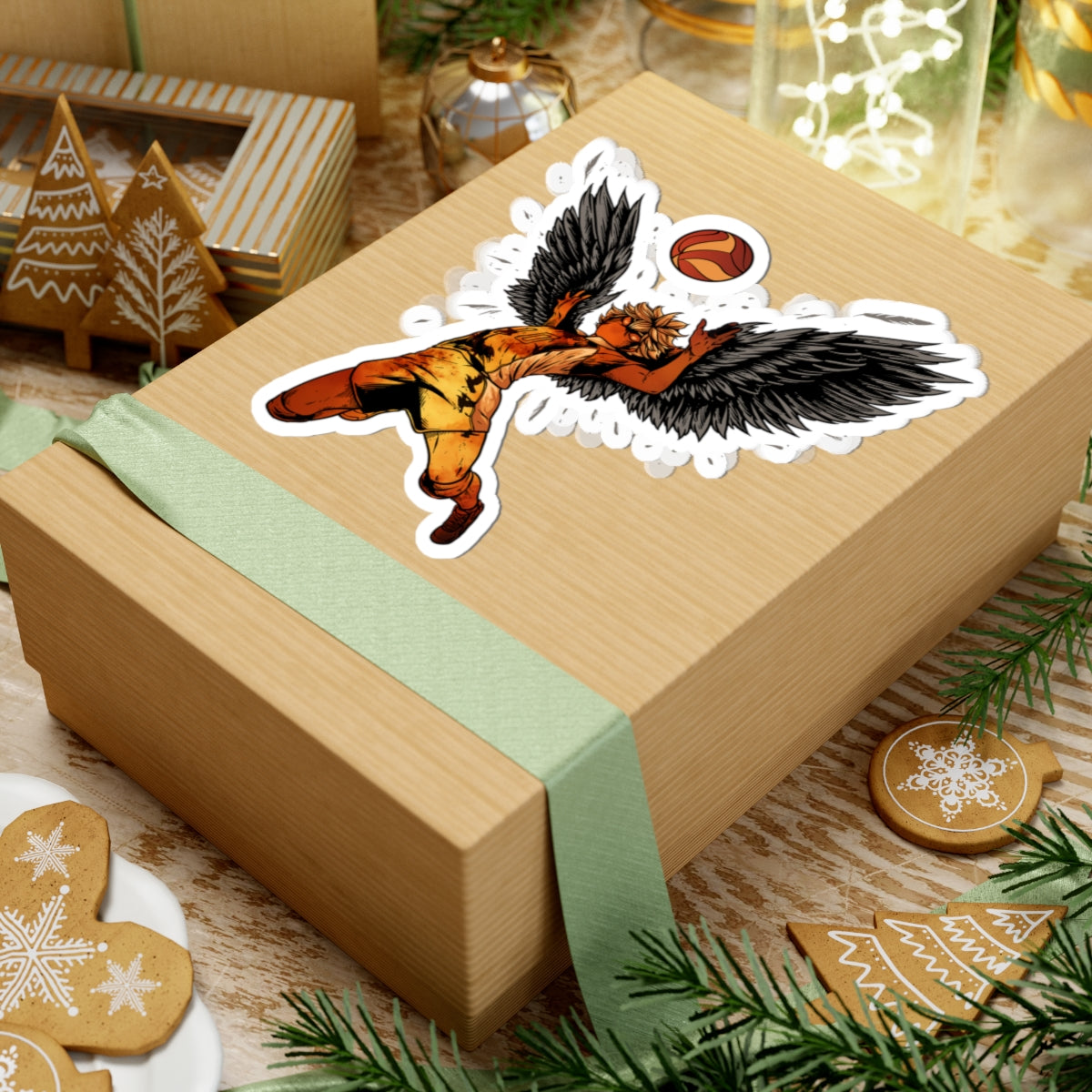 Anime Stickers, Haikyuu Shoyo Hinata Kiss-Cut Sticker Pack for Laptops, Water Bottles, Scrapbooking, Bullet Journals, and Decal Collection