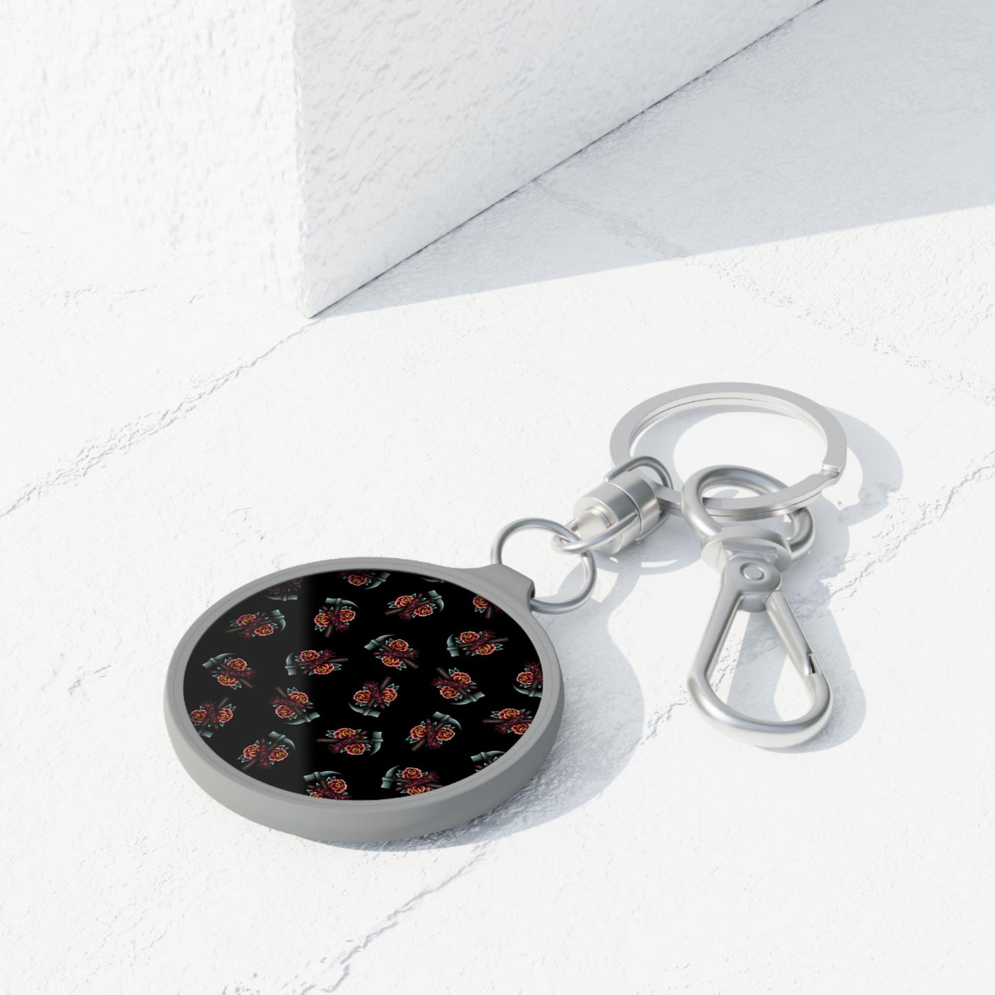 Jujutsu Kaisen Tattoo Keychain, Anime Geometric Bag Charm, Sorcery Symbol Fandom Merchandise, Otaku Gift, Manga Inspired Zipper Pull