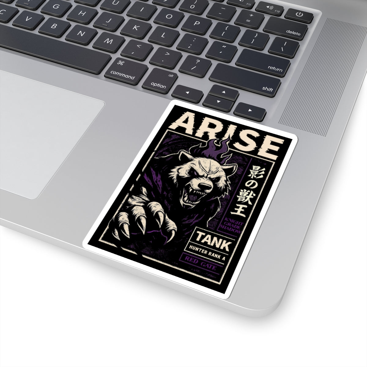 Tank Solo Leveling Kiss-Cut Stickers, Anime Sticker, Gaming Decal, Laptop Sticker, Kawaii Sticker, Water Bottle Decal